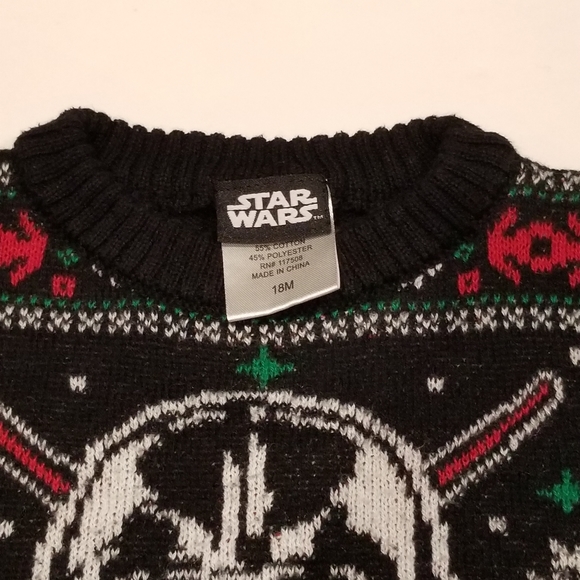 18m star wars Christmas sweater and tshirt - Picture 6 of 8